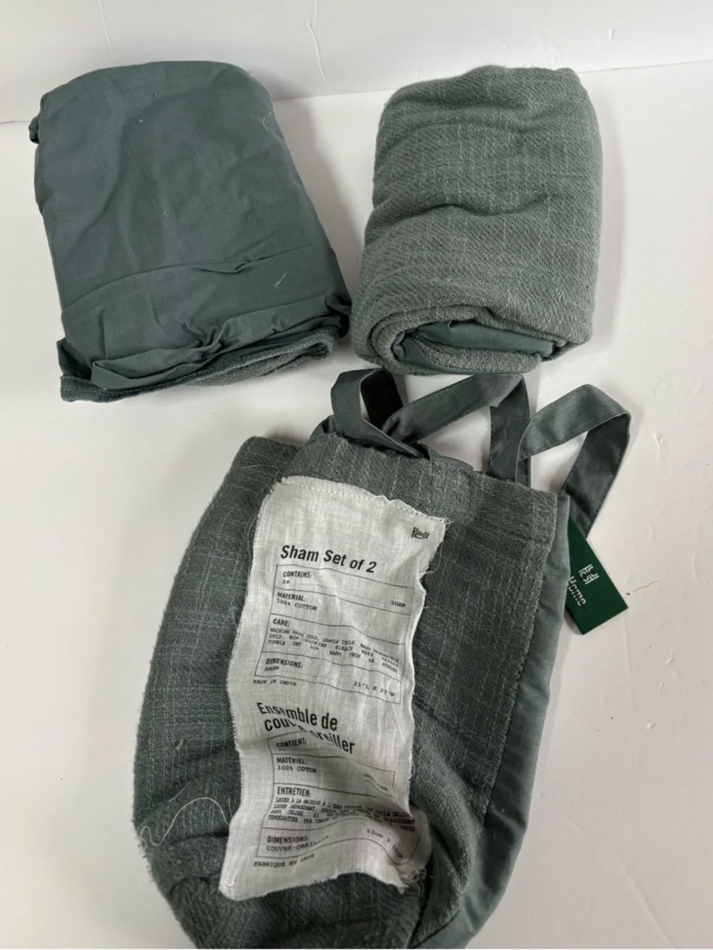 NWT Urban Outfitters Cozy Slub Sham Set